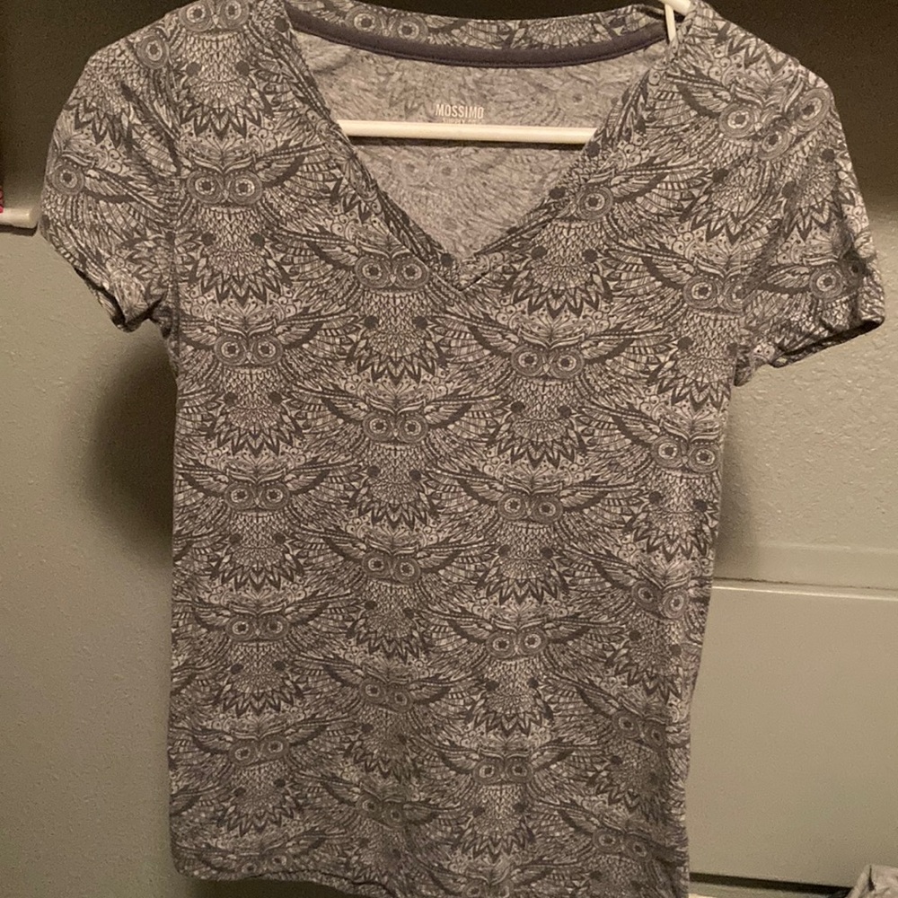 Owl print shirt